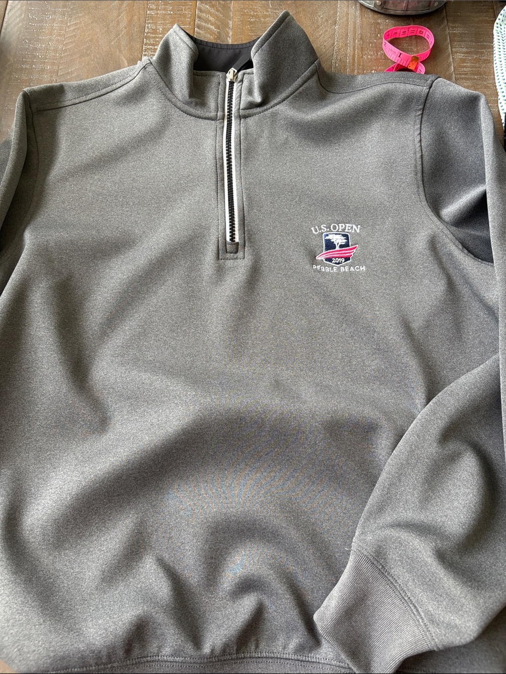Fairway & Greene Gray U.S. Open Quarter-Zip Pullover